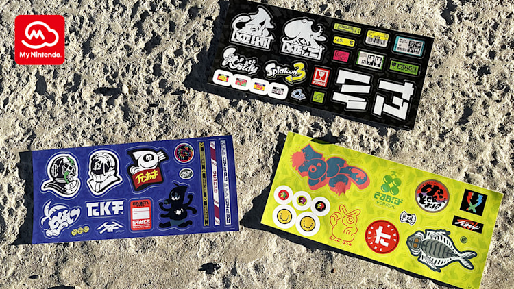 Splatoon™ 3: Graffiti Sticker Set - Nintendo Official Site